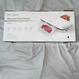 White Dolphin Black color Vacuum Food Sealer One Size